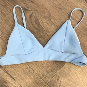Baby blue bikini top